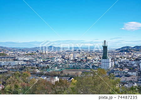 【円通寺より倉敷市玉島を一望】 岡山県倉敷市玉島柏島 74487235