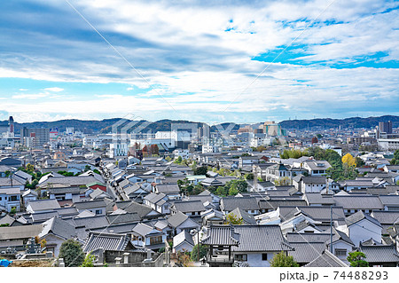 【阿智神社より倉敷市内の風景】 岡山県倉敷市本町 【阿智神社より倉敷市内の風景】 岡山県倉敷市本町 74488293
