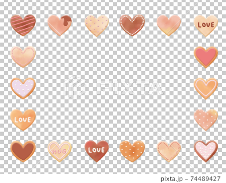 心糖霜餅乾圖 74489427