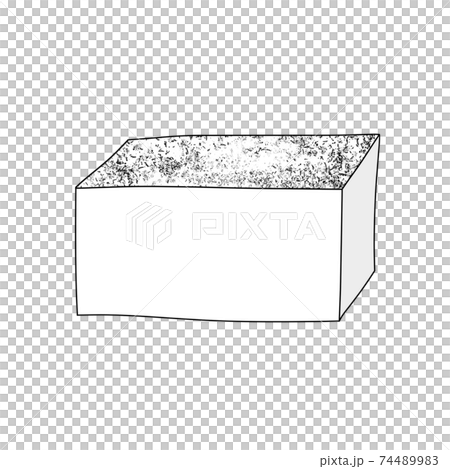 Ingredients 2-1 Yaki-dofu ⑥ Monochrome pot, bento, cooking image combination series Ingredients 2-1 Yaki-dofu ⑥ Monochrome pot, bento, cooking image combination series 74489983