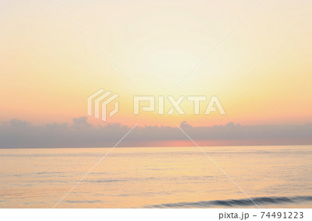 朝焼け空 茨城県日立市 朝焼け空 茨城県日立市 74491223