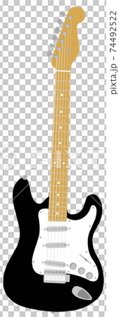 Electric guitar black Electric guitar black 74492522