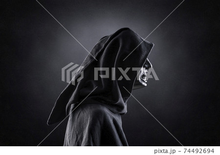 Angry ghost in the dark 74492694