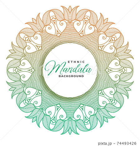 ethnic style mandala decorative pattern background design ethnic style mandala decorative pattern background design 74493426