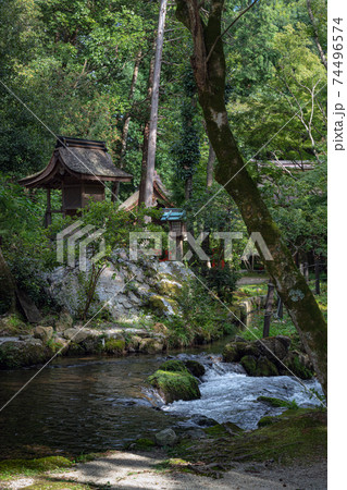 京都 上賀茂神社境内風景 74496574