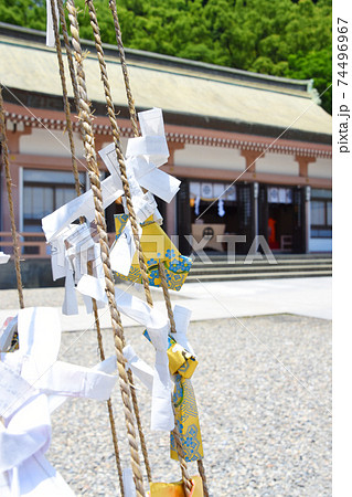 鹿児島市・照国神社に結ばれたおみくじ 鹿児島市・照国神社に結ばれたおみくじ 74496967
