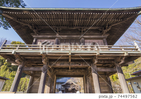 国分寺楼門　国分寺　楼門　寺　門　江戸時代 74497562
