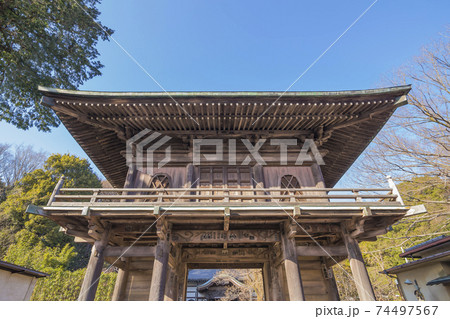 国分寺楼門　国分寺　楼門　寺　門　江戸時代 74497567