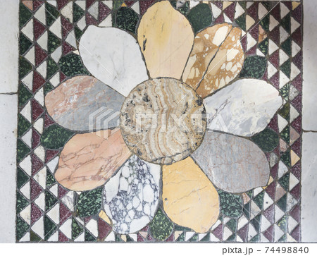 Vatican,Italy-April 04,2014: Mosaic floors   74498840