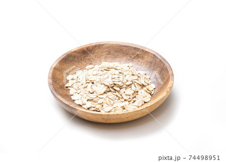 オートミール　オーツ麦　燕麦　オートムギ　健康食品　イメージ素材 74498951