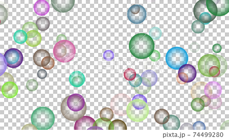 CG bubble colorful bubble CG bubble colorful bubble 74499280