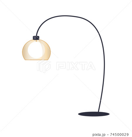 Table Lamp with Black Stand Vector Illustration Table Lamp with Black Stand Vector Illustration 74500029