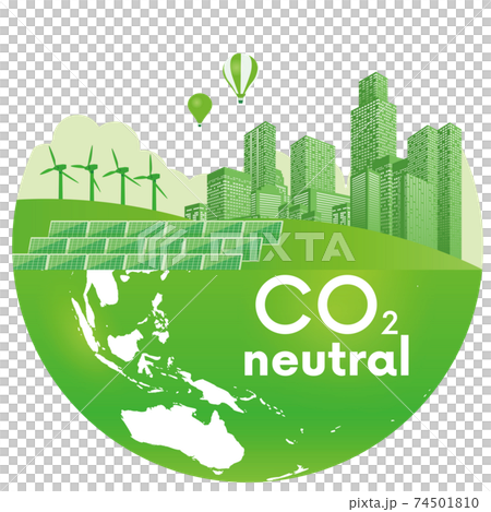 カーボンニュートラル　環境素材 74501810