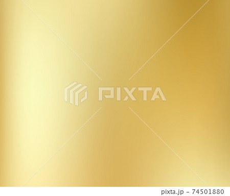 Gold background vector texture. Golden metal shiny foil gradient background 74501880