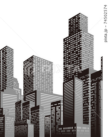 高層ビル 大都市 背景素材 高層ビル 大都市 背景素材 74502574