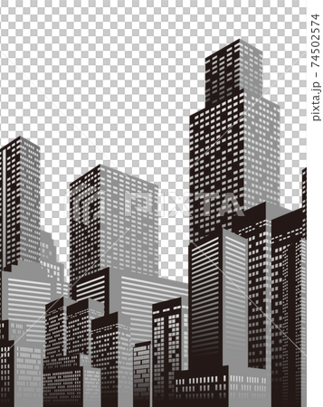 高層ビル 大都市 背景素材 高層ビル 大都市 背景素材 74502574