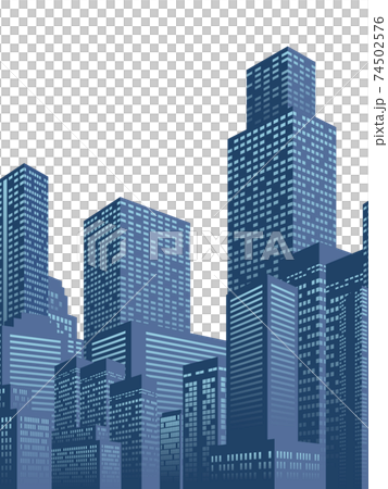 Skyscraper Big City Background Material Stock Illustration