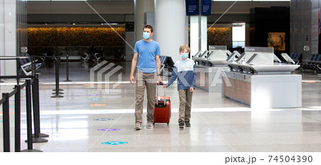 family travel during coronavirus pandemic 74504390