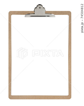 レトロな雰囲気のクリップボード - 切り抜かれています - 複数のバリエーションがあります 74504812