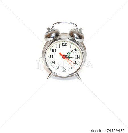 Clock with dial isolated on white background 74509485