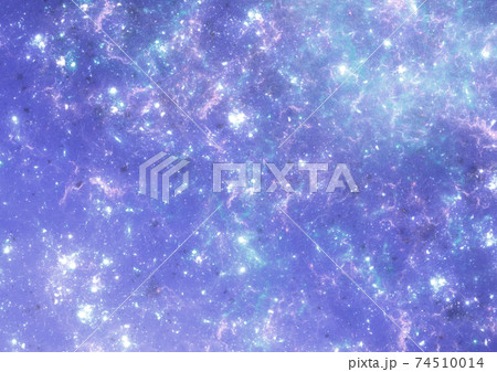 ファンタジーの様な綺麗で幻想的な空のイラスト素材