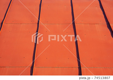 Red steel roof Red steel roof 74513807
