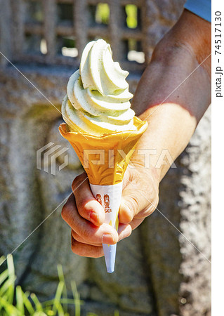 ワサビソフトクリーム 74517130