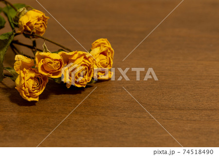 バラのドライフラワー 74518490