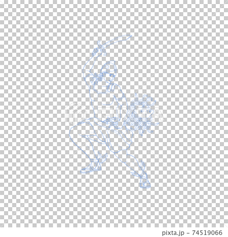 ペルセウス座・星座絵・秋の星座 74519066