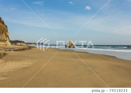 茨城県日立市 国分町の海岸 茨城県日立市 国分町の海岸 74519235