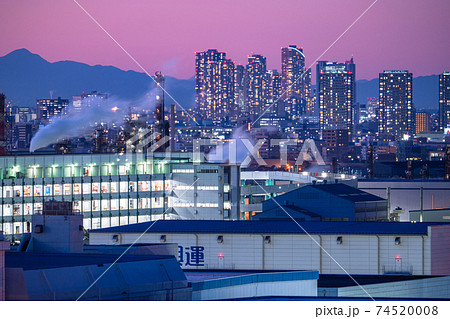 《神奈川県》工場夜景と都市夜景 《神奈川県》工場夜景と都市夜景 74520008