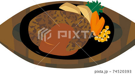 ハンバーグステーキ 74520393