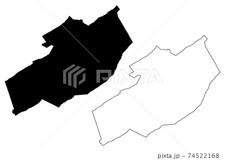 Craig County, Commonwealth of Virginia (U.S. county, United States of America, USA, U.S., US) map vector illustration, scribble sketch Craig map 74522168