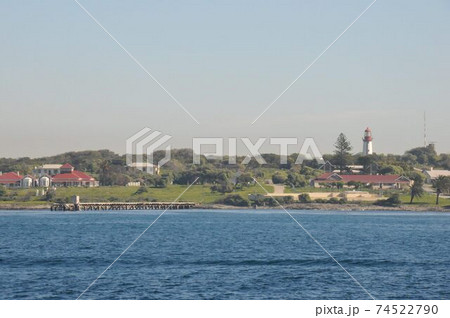 南アフリカ、ケープタウン、マンデラ大統領が収容されていた刑務所島、ロベン島 74522790