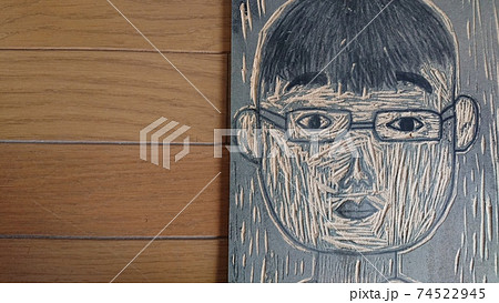 小学生の版画作品 74522945