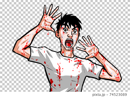 Surprise, man, horror, man, t-shirt, thriller, horror Surprise, man, horror, man, t-shirt, thriller, horror 74523089