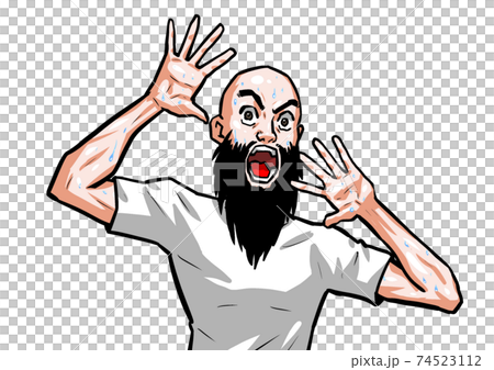Surprise, man, horror, man, t-shirt, thriller, horror Surprise, man, horror, man, t-shirt, thriller, horror 74523112