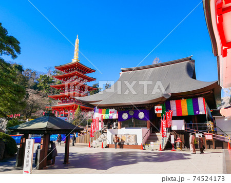 東京 高幡不動尊金剛寺 不動堂と五重塔 東京 高幡不動尊金剛寺 不動堂と五重塔 74524173