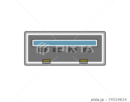 USBポートのイラスト USBポートのイラスト 74524614