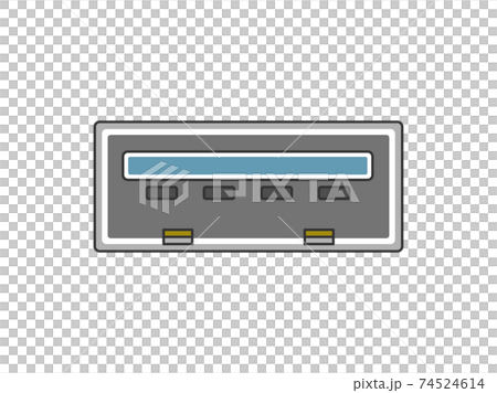 USBポートのイラスト USBポートのイラスト 74524614