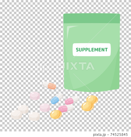 Supplement illustrations_bags and medicines Supplement illustrations_bags and medicines 74525845