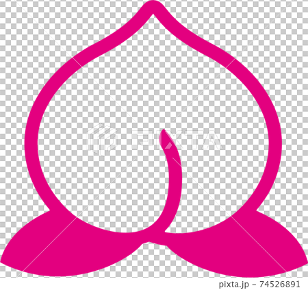 Peach icon illustration Peach icon illustration 74526891