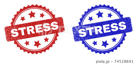STRESS Rosette Watermarks Using Grunged Style STRESS Rosette Watermarks Using Grunged Style 74528691