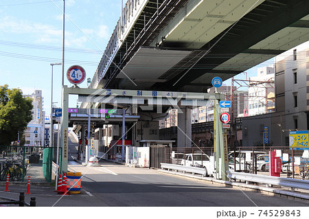 阪神高速11号池田線・福島入口 74529843