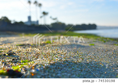 大村湾 森園公園 ガラスの砂浜 大村湾 森園公園 ガラスの砂浜 74530198