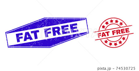 FAT FREE Textured Seals in Round and Hexagonal Forms FAT FREE Textured Seals in Round and Hexagonal Forms 74530725