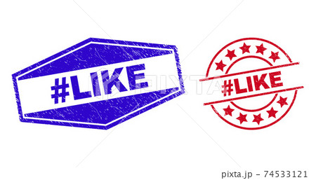 #LIKE Unclean Stamp Seals in Round and Hexagon Shapes #LIKE Unclean Stamp Seals in Round and Hexagon Shapes 74533121