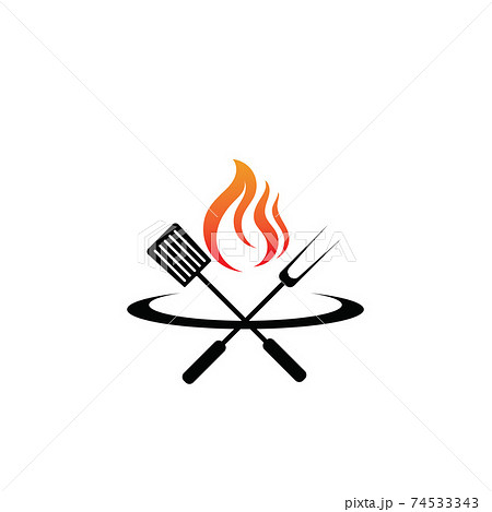 Fire flame vector illustration design template 74533343