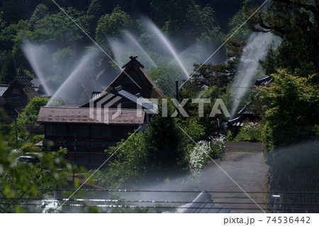 四季の散歩 春 京都 美山 放水 四季の散歩 春 京都 美山 放水 74536442