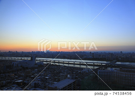 江戸川区 俯瞰 タワーホール船堀 展望台 74538456